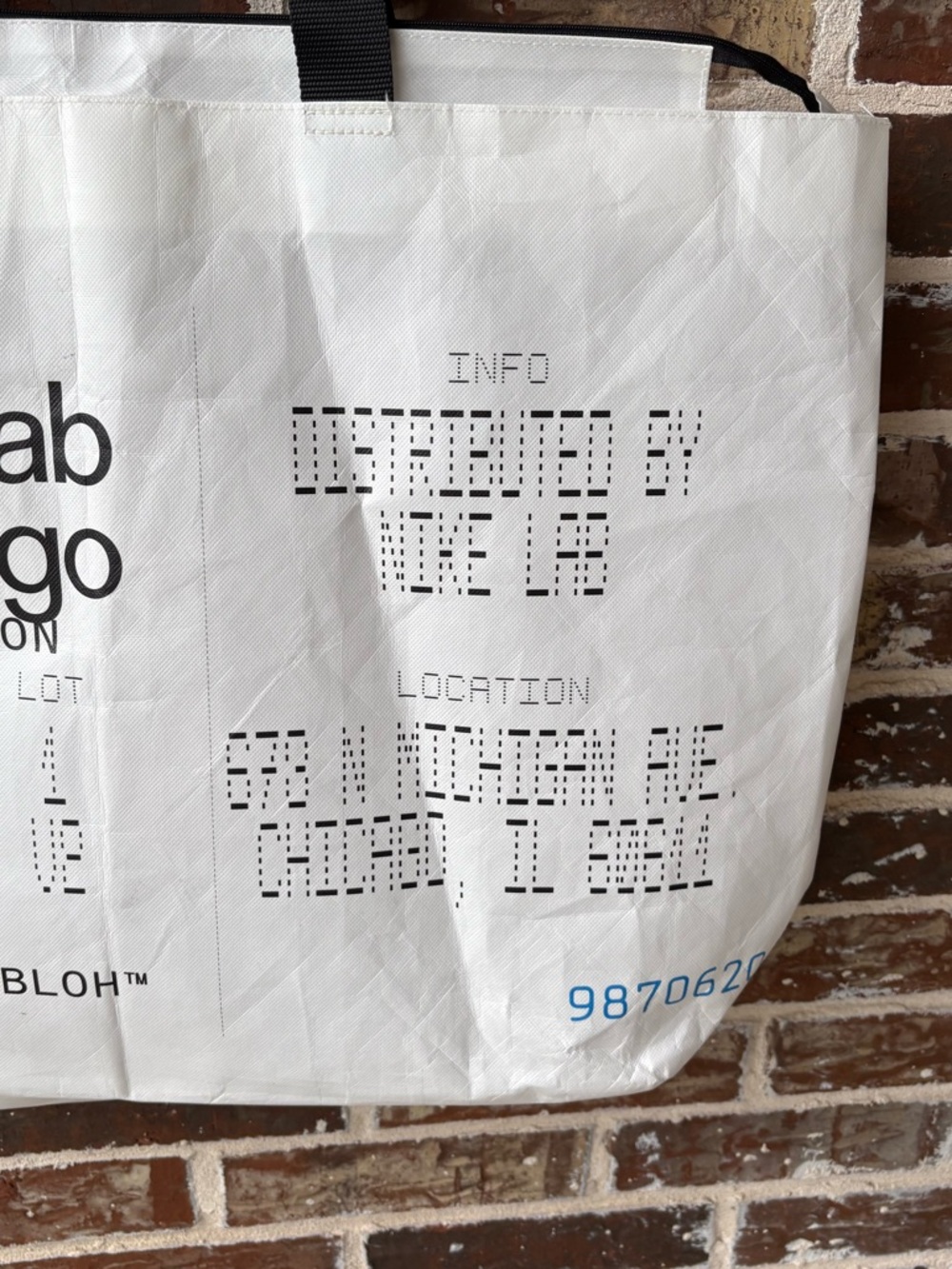 OFF-WHITE Nike Lab Chicago Virgil Abloh Limited Time Bag - Picture 4 of 13